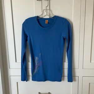 Lucy Vibrant Blue Crew Neck Top